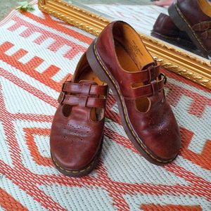 Vintage Y2K Dr. Martens Mary Janes Made in England UK 8 US 10